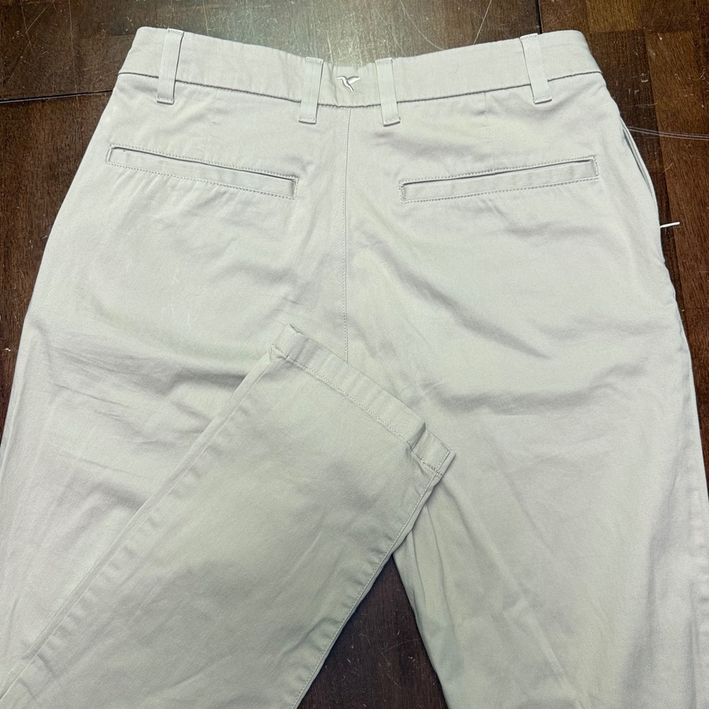 Birddogs Pants Mens 30x32 Khaki Boom Performance Stretch Chino Trousers unlined
